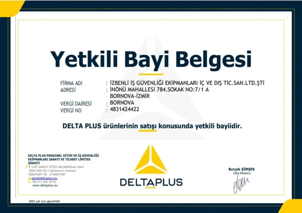 DELTA PLUS YETKİLİ SATICI BELGEMİZ